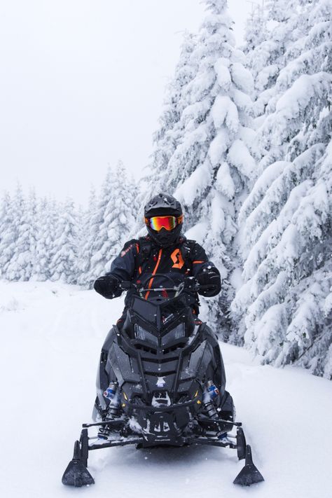 Snowmobiling Girl, Snow Motorcycle, Sledding Snowmobile, Snow Vehicles, Snow Mobile, Scooter Dress, Snow Machine, Polaris Snowmobile, Winter Portraits