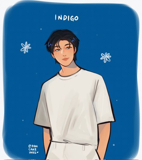 “Indigo: blues 💙 #btsfanart #RM #IndigoByRM” Aesthetic Profile Picture Cartoon Soft, Indigo Wallpaper, Bts Namjoon, Bts Art, Kpop Drawings, Korean Aesthetic, Doodle Art Designs, Sketch Inspiration, Art Station