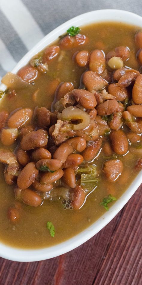 Instant Pot Charro Beans are EASY to make and give you that authentic Charro flavor in a fraction of the time! Savory charro beans in no time. Instant Pot Charro Beans, Charro Beans Recipe, Delicious Fall Recipes, Charro Beans, Food And Snacks, Baked Ribs, Yummy Fall Recipes, Getting Fit, Apple Crisp Recipes