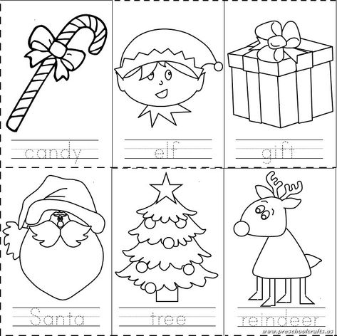 Christmas Worksheet for Preschool and Kindergarten - Preschool and Kindergarten Christmas Preschool Printables, Preschool Christmas Worksheets, Free Printable Christmas Worksheets, Christmas Worksheets Kindergarten, Christmas Worksheet, Ingles Kids, Christmas Math Worksheets, Christmas Units, English Christmas