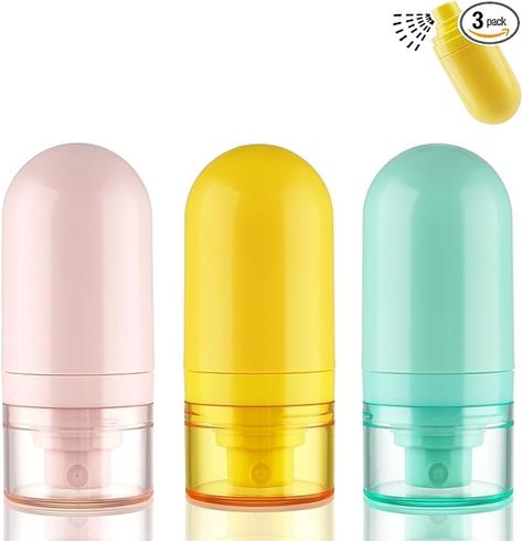 Amazon.com: Cosywell Mini Fine Mist Spray Bottles TSA Approved 1oz/30ml 3 Pack Airless Spray Bottle Leak Proof Travel Spray Bottle Plastic Refillable Containers for Perfumes Skincare Water Cosmetics (3color) : Beauty & Personal Care Fine Mist Spray Bottle, Tsa Approved, Mist Spray, Ceiling Fan In Kitchen, Mini Bottles, Bath Fixtures, Tools Accessories, Leak Proof, Spray Bottle