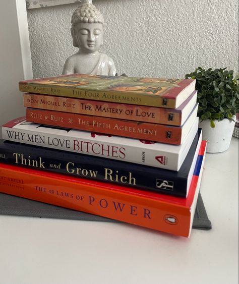 Books About Power, Many Lives Many Masters Books, Why Men Love B Book Aesthetic, Self Mastery Books, Finance Books Aesthetic, Four Agreements Tattoo, Think And Grow Rich Book Aesthetic, Self Improvement Books Aesthetic, Self Help Books For Men