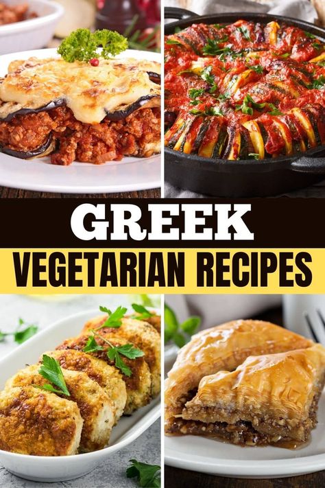 Mediterranean Dinner Recipes Vegetarian, Greek Vegetarian Recipes Dinner, Mediterranean Food Vegetarian, Greek Dinner Recipes Vegetarian, Greek Vegetarian Dinner, Vegetarian Egyptian Recipes, Meatless Greek Recipes, Vegetarian Mediterranean Dinner Ideas, Vegetarian Recipes Greek