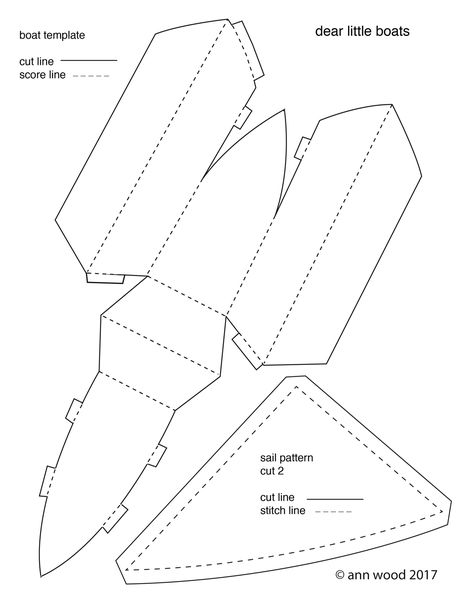 make a boat from a cereal box with this free template and tutorial Patchwork, Paper Boat Template, Slab Pottery Templates, Pottery Templates, Boat Diy, Paper Shoes, Paper Aircraft, Boat Crafts, Make A Boat