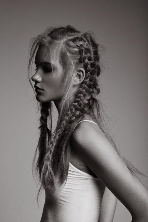 Blonde Hair, Long Hair, A Woman, Braids, Blonde, Hairstyles, Tumblr, Hair, White