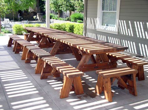 Picnic table bench