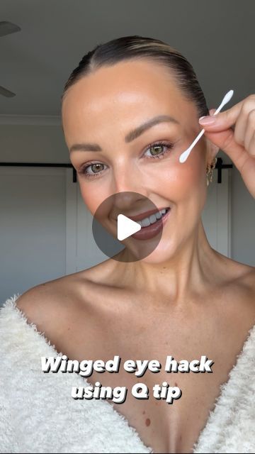 Cat Eye Makeup Tutorial Step By Step, Make Up For Rounded Eyes, Easy Cat Eye Makeup, Eyemakeup Creative Tutorial, Cat Eye Tutorial Step By Step, Eye Makeup 2024, 2024 Eye Makeup, Eye Makeup For Downturned Eyes, Wing Makeup Tutorial