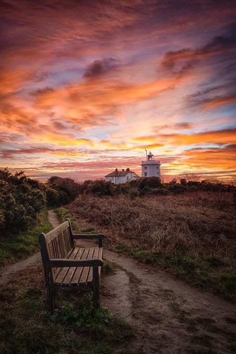 Sunset on the Norfolk coast at Cromer lighthouse Norfolk Aesthetic, Cromer Norfolk, Norfolk Broads, Norfolk Coast, Life Vision, Life Vision Board, Norfolk, Lighthouse, Real Life