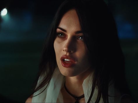 Megan Fox Vampire, Jennifer Check, Jennifer's Body, Megan Fox, A Woman, Fox, Hair, Blue