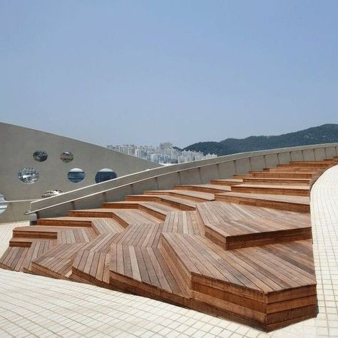 1000+ ideas about Amphitheater Architecture on Pinterest | Urban ... Villa Architecture, Landscape Stairs, Terrasse Design, Stairs Architecture, Wooden Steps, Public Seating, Wooden Stairs, Landscape Architecture Design, Urban Furniture