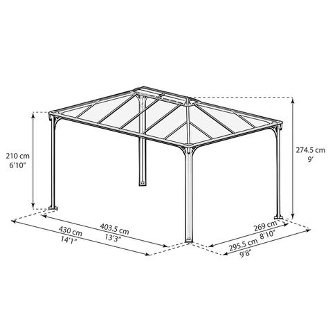 Rectangular Gazebo, Rectangle Gazebo, Open Gazebo, Polycarbonate Roof Panels, Roof Truss Design, Outdoor Gathering Space, Hardtop Gazebo, Polycarbonate Panels, Roof Trusses