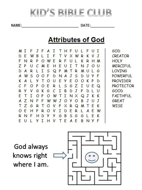 attributes of God | Attributes of god, Printable worksheets, Bible for kids Attributes Of God For Kids, Change Worksheet, Jam Ideas, Kids Church Activities, Bible Study Worksheet, Bible Worksheets, Bible Teaching, Bible Quiz, Christian Activities