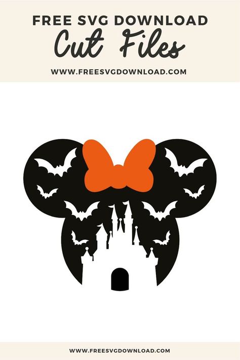 Free Svg Halloween, Cricut Svg Files Free, Free Svg Files For Cricut, Disney Halloween Shirts, Minnie Mouse Halloween, Mickey Mouse Halloween, Projets Cricut, Mickey Halloween, Cricut Halloween