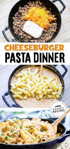 Pasta Easy Dinner, Beef Recipes Easy Dinners, Cheap Ingredients, Cheeseburger Pasta, Pasta Easy, Easy Pasta Dinner, Dinner Recipes For Family, Salad Pasta, Hamburger Helper