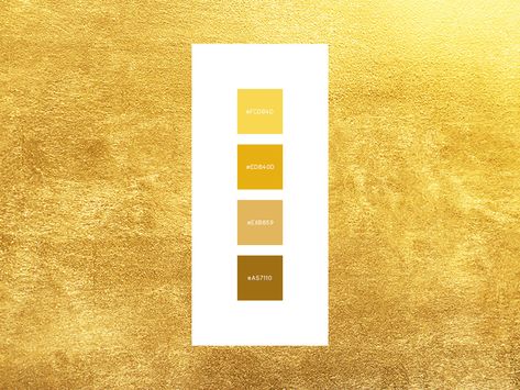 Gold color palette. Upcycling, Gold Colour Palette Code, Honey Gold Color Palette, Golden Color Palette Shades, Canva Gold Color Code, Gold Yellow Color Palette, Golden Color Aesthetic, Light Gold Color Palette, Metallic Gold Color Palette