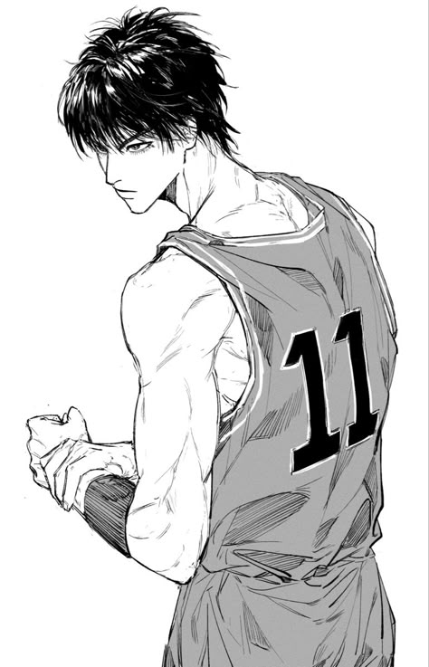 Basketball Manga, Kaede Rukawa, Aomine Kuroko, Rukawa Kaede, Slam Dunk Manga, Slam Dunk Anime, Basketball Anime, Kagami Taiga, 캐릭터 드로잉