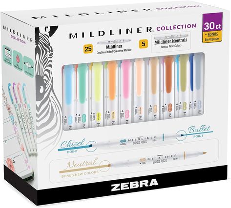 Perfect for highlighting all of those amazing quotes Midliner Pens, Zebra Midliners, Pastel Highlighters Pens, School Wishlist, Mildliner Highlighters, Pastel Highlighter, Zebra Mildliner, Highlighter Set, Pen Brands