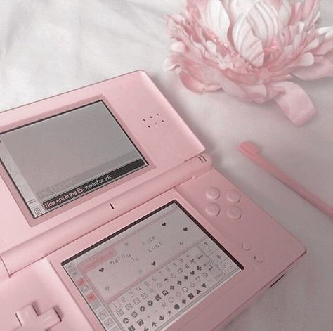 Pink Nintendo, Soft Pink Theme, Baby Pink Aesthetic, Nintendo Game, Pastel Pink Aesthetic, Pink Vibes, Korean Aesthetic, Pink Themes, Aesthetic Colors