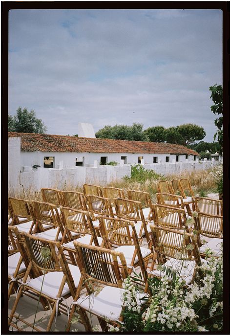 A Foodie Destination Wedding in Portugal: Selina + Julian Portugal Wedding Decor, Portugal Beach Wedding, Portugal Wedding Venues, Wedding Portugal, Welcome Baskets, Portugal Beach, Beautiful Town, Portugal Wedding, Beach Bars