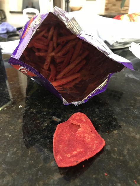 One of the Takis in my bag came completely unrolled Takis Powder, Spicy Chips, Hot Chips, Mexican Snacks, Sleepover Food, Junk Food Snacks, Food Babe, Food Therapy, Mexican Food Recipes Easy