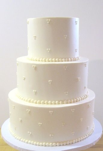 Wedding Cakes 2 Tier, Cakes 2 Tier, Wedding Cake Simple Elegant, Engagement Party Cake, Dot Cakes, Wedding Cake Pearls, Pearl Cake, 2 Tier Cake, Classic Wedding Decorations