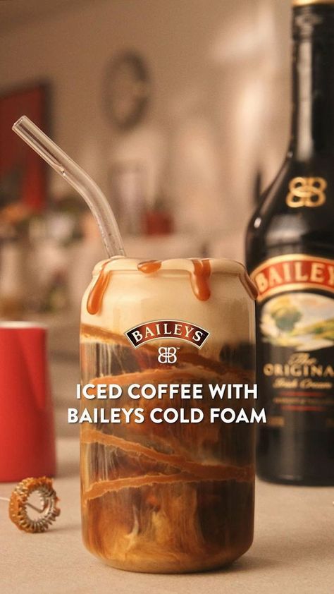 In our iced coffee era and we're not leaving anytime soon 😏 Baileys Iced Coffee, Cold Foam Recipe, Baileys Ice Cream, Foam Recipe, Baileys Original Irish Cream, Baileys Recipes, Iced Coffee Recipe, Molten Chocolate, Cold Foam