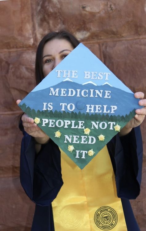 Public health, preventative medicine, primary prevention graduation cap Public Health Quotes, Dental Public Health, Public Health Career, Graduation Cap Designs College, Midwifery Student, Public Health Nurse, Funny Health Quotes, Health Tattoo, College Graduation Cap Decoration