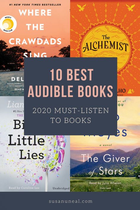 10 Best Audiobooks to Listen to in 2020 | Books To Listen To, Audible Books Reading Lists, Books To Listen To On Audible, Best Books To Listen To On Audible, Best Audiobooks 2022, Best Audiobooks For Women, Good Audio Books, Free Audible Books, Best Audio Books