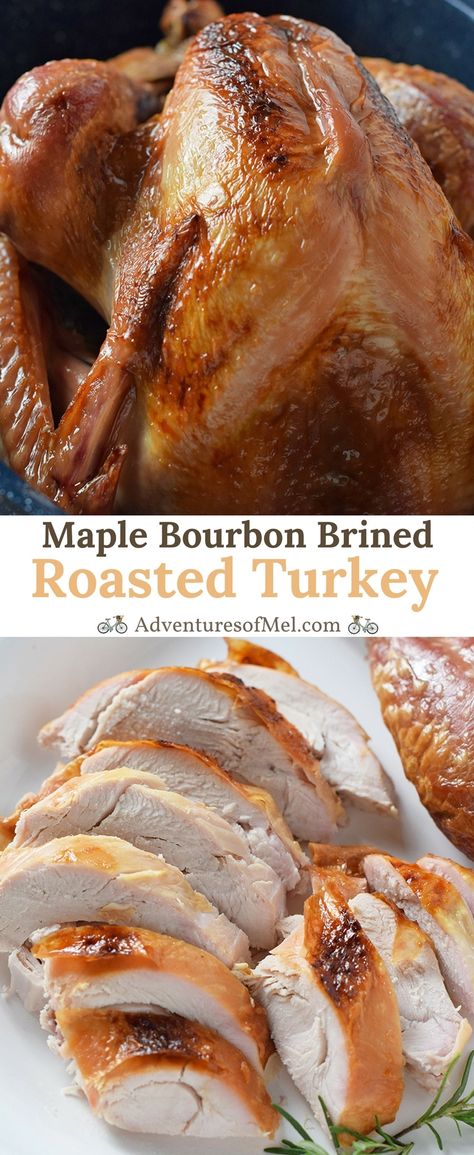 Bourbon Turkey Brine, Bourbon Brine, Smoked Turkey Brine, Best Turkey Brine, Easy Turkey Brine, Roasted Turkey Recipe, Bourbon Turkey, Brine Recipes, Brined Turkey