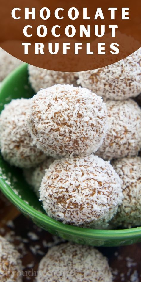 Chocolate Coconut Cookie Truffles {Yum Yum Balls} Chocolate Balls Recipe, Australian Desserts, Chocolate Coconut Cookies, Cookie Truffles, Coconut Cookie, Middle Eastern Sweets, Condensed Milk Cookies, Coconut Truffles, Caramel Truffle