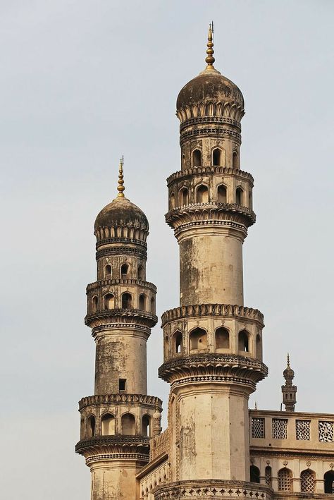 Charminar Painting, Charminar Photography, Masjid Minar, Islamic Mosque, Architecture Photography Buildings, Perspective Drawing Architecture, The Dark Night, Building Aesthetic, Arsitektur Masjid