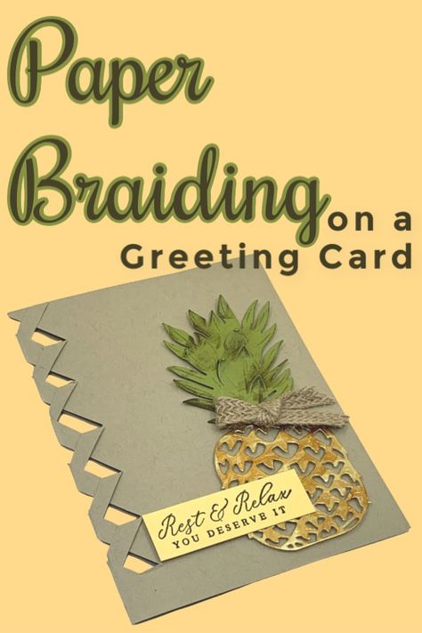 Diycards Cardmaking, How To Braid, Fancy Fold Card Tutorials, Card Making Templates, Card Making Tips, Making Greeting Cards, Up Book, Card Making Tutorials, Fancy Fold Cards