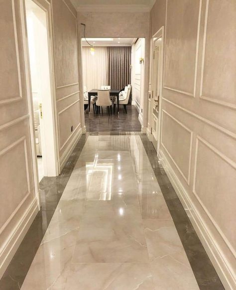 Living Room Floor Tiles, Floor Tiles Design, Marble Flooring Design, Latest Living Room Designs, House Floor Design, Hallway Designs, Floor Tile Design, Minimal House Design, Marble Flooring