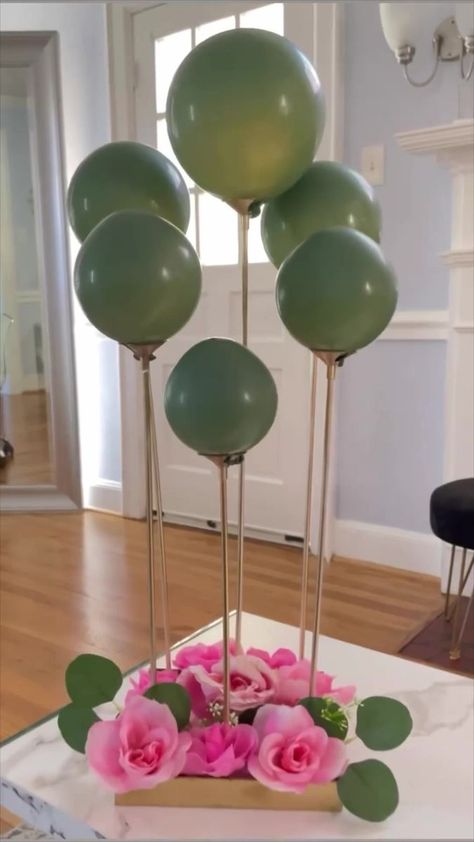 Dollar tree balloons centerpiece Ideas #tabledecor #partyideas #centerpieces #party | Special Creations By Nelly | Balloon Centerpieces Diy, Teddy Bear Centerpieces, Jar Centerpiece Wedding, Diy Dollar Tree Centerpieces, Party Centerpieces Diy, Balloon Arch Wedding, Inexpensive Centerpieces, Dollar Tree Centerpieces, Centerpiece Diy