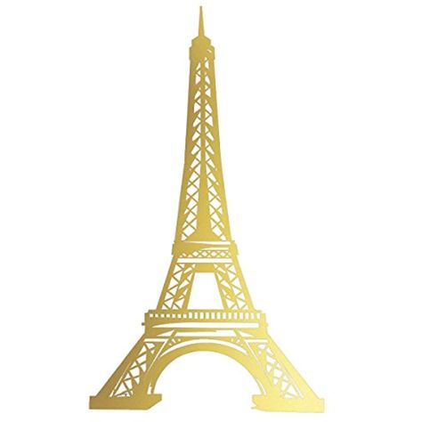 TCDesignerProducts Gold Eiffel Tower Cardboard Standup Kit - 6 feet 10 inches high x 18 inches wide *** Read more at the image link. (This is an affiliate link) #homedcoraccents Gold Eiffel Tower, Cardboard Standup, Paris Decor, Stand Up, Eiffel Tower, Tower, Paris, 10 Things, Gold