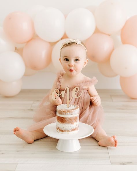 I think Cake Smashes would have to be my favourite type of session to capture.... because look at this cuteness! | Instagram Smash Cake Studio Session, 1 Year Photo Shoot Ideas, One Year Old Picture Ideas Studio, 1st Birthday Girl Cake Smash, One Year Smash Cake Girl, Baby Cake Smash Ideas, Smash The Cake Photoshoot, One Year Photoshoot Ideas Studio, First Birthday Photo Shoot Ideas Studio