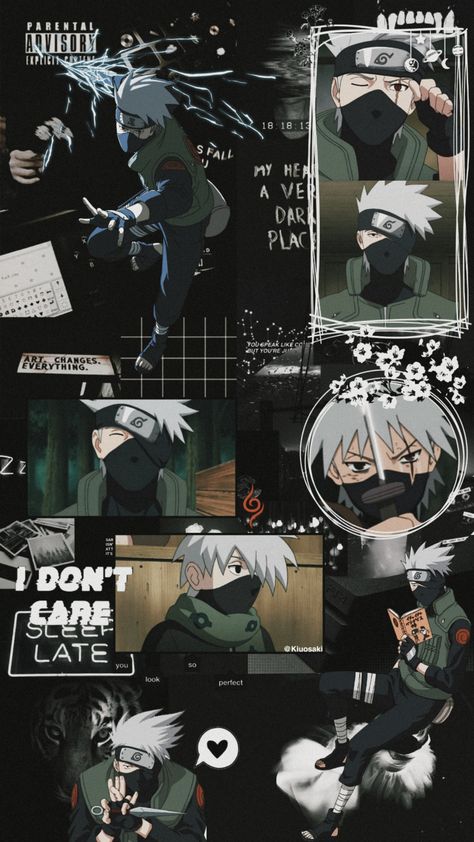 Kakashi Hatake Collage, Kakashi Collage, Kakashi Wallpaper Aesthetic, Kakashi Hatake Wallpapers, Wallpaper Boy, Anime Picture Hd, Anime Lock Screen Wallpapers, Hatake Kakashi, Best Anime Drawings