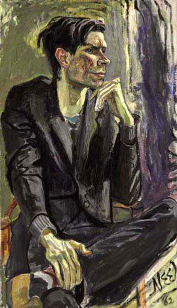 Robert Smithson by Alice Neel Alice Neil, Alice Neel, Robert Smithson, Portrait Artist, Metropolitan Museum, Figurative Art, Figure Painting, American Artists, Contemporary Paintings