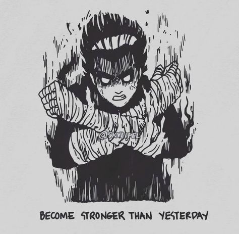 Tato Naruto, Anime Tshirts, Rock Lee Naruto, Naruto Tattoo, Spotify Artist, Naruto Uzumaki Art, Anime Quotes Inspirational, Rock Lee, Skull Face