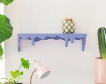 Drippy Shelf, Pastel Room Decor, Art Shelves, Pastel Room, Cute Bedroom Decor, Cute House, Cute Room Decor, Remodel Bedroom, Room Inspiration Bedroom