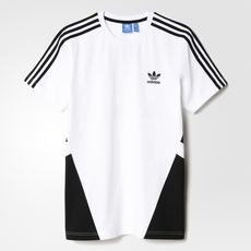 adidas - Polo manga corta Originals BL PRINTED Adidas Clothes, Adidas Outfit Men, Adidas Shirt Mens, Football Jersey Outfit, Adidas Tshirt, Black And White Tees, Adidas Tee, Jersey Outfit, Smart Dress