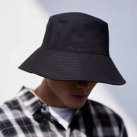 Large Sun Hats Men Summer Double Side Bucket Hat Men's Pure Color Panama Fedoras Outdoor Fisherman Hat Visor Basin Cap Beach Hat - Bucket Hats - AliExpress Fisherman's Hat, Casual Kimono, Bucket Cap, Digital Camo, Sun Hats For Women, Fisherman Hat, Men Summer, Beach Hat, Black Khakis