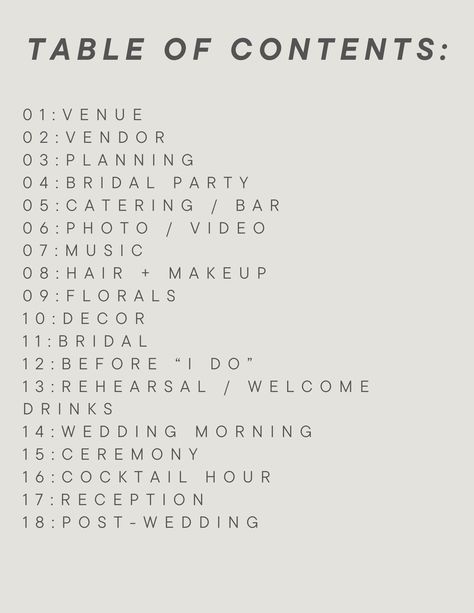 Saying "I do" shouldn't feel overwhelming!  This comprehensive wedding planning checklist is designed to help you navigate the excitement (and occasional stress) of planning your dream wedding. As a wedding pro and 2024 bride who's walked the journey myself,  I created this checklist to go beyond the typical timeline and offer a category-based approach that tackles everything from venue selection to day-of details. Ditch the generic to-do lists - get organized and say yes to stress-free planning! This listing is for a fully customizable digital download, so you can print it, edit it, and tailor it perfectly to your needs. No physical products will be shipped.   


.#WeddingPlanning #BrideToBe #WeddingInspiration #EventPlanning #DreamWedding Do I Need A Wedding Planner, Simple Wedding Planner, Things To Plan For A Wedding, Type A Bride, Things To Do At Your Wedding, Engagement To Do List, Wedding Planner Aesthetic Job, Must Have Wedding Photos List, Wedding To Do