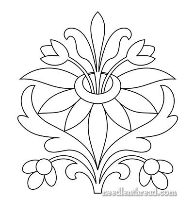 Free Hand Embroidery Pattern: Sprouting Floral – and Your Input? - NeedlenThread.com» Mary Corbet’s Needle ‘N Thread Free Hand Embroidery, Bordados Tambour, Arte Yoga, Tambour Embroidery, Embroidery Transfers, Embroidery Patterns Free, Hand Embroidery Pattern, Work Design, Crewel Embroidery