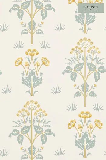 Meadow Sweet Wallpaper, Meadow Sweet, Sweet Wallpaper, Slate Wallpaper, Wallpaper Gold, Slate Art, Morris Wallpapers, Feature Wallpaper, Neutral Wallpaper