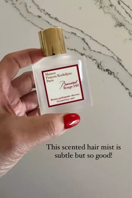 Baccarat Rouge 540 Hair Mist, Hair Mist Perfume, Maison Francis Kurkdjian Baccarat, Mist Perfume, Baccarat Rouge 540, Girly Phone Cases, Hair Mist, Hair Perfume, Beauty Favorites