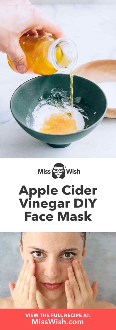 Cleansing Apple Cider Vinegar Face Mask (This Works!) - Miss Wish Apple Cider Vinegar Diy, Apple Cider Vinegar Face, Apple Cider Vinegar Face Mask, Cider Vinegar Benefits, Diy Cork, Apple Cider Vinegar Benefits, Natural Beauty Recipes, Apple Cider Benefits, Cold Sores Remedies