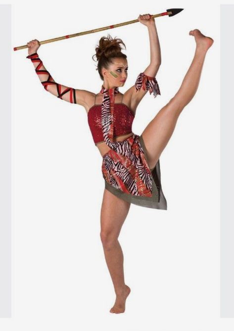 Medieval Circus, Jungle Costume, Jungle Warriors, Striper Outfits, Lion King Costume, Dance Competition Costumes, Highland Dance, African Dance, Jazz Costumes