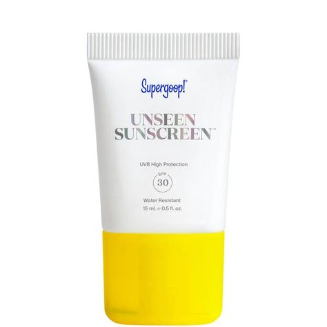 Supergoop Unseen Sunscreen, Hair Must Haves, Unseen Sunscreen, Anti Aging Creme, Red Algae, Belle Beauty, Best Mothers Day Gifts, Favorite Skincare Products, Emergency Kit