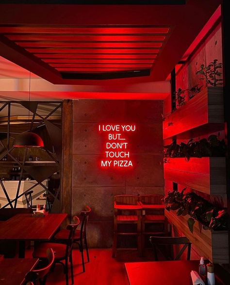 #NeonSigns #BrightIdeas #NeonSignNames #NeonInspiration #NeonRoom #RoomDecor Neon Signs In Restaurants, Neon Lights Bar Interior Design, Restaurant Neon Sign Ideas, Neon Pizza Sign, Pizza Neon Sign, Bar Ideas For Restaurants, Neon Signs Aesthetic, Neon Restaurant, Neon Sign Board